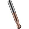S231 3.00x3mm Carbide 2 Flute Long Series Ball Nosed Slot Drill - TiSiN Coated thumbnail-0