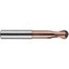 S231 3.00x3mm Carbide 2 Flute Long Series Ball Nosed Slot Drill - TiSiN Coated thumbnail-2