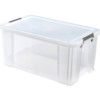 Storage Box with Lid, Clear, 640x380x310mm, 54L thumbnail-0