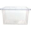 Storage Box with Lid, Clear, 450x260x370mm, 32L thumbnail-0
