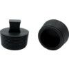 Black Silicone Flangeless Plugs 6-4mm (Pk-50) thumbnail-0
