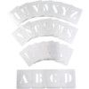 Letters A to Z, Zinc, Stencil, 150mm Character Height, Set of 26 thumbnail-0