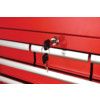 Roller Cabinet, Industrial Range, Red/Grey, Steel, 5-Drawers, 845 x 710 x 465mm, 450kg Capacity thumbnail-4
