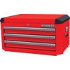 Tool Chest, Industrial Range, Red, Steel, 3-Drawers, 375 x 706 x 461mm, 245kg Capacity thumbnail-4