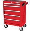 Roller Cabinet, Industrial Range, Red/Grey, Steel, 5-Drawers, 845 x 710 x 465mm, 450kg Capacity thumbnail-0