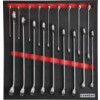 18 Piece Combination Spanner Set in 2/3 Foam Inlay for Tool Cabinats thumbnail-0