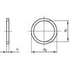 6.5x9.5x1.0mm COPPER SEALING RING ANNEALED DIN 7603A thumbnail-0