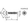 3x10mm POZI CSK CHIPBOARD SCREW Z&Y (BX-200) thumbnail-1
