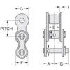 08B-1 NICKEL PLATED ROLLER CHAIN - DIN8187 (5MTR) thumbnail-1