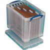 Storage Box with Lid, Plastic, Clear, 395x255x290mm, 19L thumbnail-0