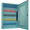 Key Cabinet, 50 Key Capacity, Grey, Steel, 550 x 380 x 80mm thumbnail-1