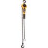 Manual Lever Hoist, 750kg Rated Load, 1.5m Lift, 6mm Chain with Safety Hook thumbnail-0