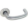 STAINLESS STEEL ROUND BAR LEVER ON ROSE 19mm PK-2 thumbnail-0