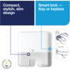 Interfold Mini White Hand Towel Dispenser 552100 thumbnail-4