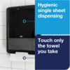 Z Fold Black Hand Towel Dispenser 553008 thumbnail-1