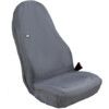 UNIVERSAL WINGED FRONT BLACK SEAT COVER thumbnail-0