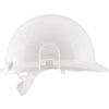 1100, Safety Helmet, White, HDPE, Not Vented, Full Peak, Includes Side Slots thumbnail-1