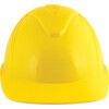 1125, Safety Helmet, Yellow, HDPE, Not Vented, Reduced Peak, Includes Side Slots thumbnail-1