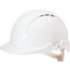 Concept, Safety Helmet, White, ABS, Vented, Full Peak, Includes Side Slots thumbnail-0