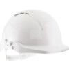 Concept, Safety Helmet, White, ABS, Vented, Reduced Peak, Includes Side Slots thumbnail-0