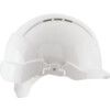 Concept, Safety Helmet, White, ABS, Vented, Reduced Peak, Includes Side Slots thumbnail-1