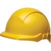 Concept, Safety Helmet, Yellow, ABS, Vented, Reduced Peak, Includes Side Slots thumbnail-0