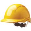 Concept Roofer, Safety Helmet, Yellow, ABS, Vented, Reduced Peak, Includes Side Slots thumbnail-0