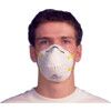 8710E Disposable Mask, Unvalved, White/Yellow, FFP1, Filters Dust/Mist/Particulates, Pack of 1 thumbnail-0