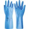 37-501 VersaTouch Chemical Resistant Gloves, Blue, Nitrile, Cotton Flocked Liner, Size 9.5 thumbnail-0