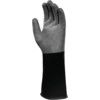 38-514 ChemTek Chemical Resistant Gloves, Grey, Rubber, Unlined, Size 10 thumbnail-1