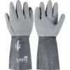53-001 Alphatec Chemical Resistant Gloves, Black/Grey, Nitrile, Size 10 thumbnail-0