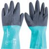 58-270 Alphatec Chemical Resistant Gloves, Black/Green, Nitrile, Nylon Liner, Size 6 thumbnail-0