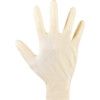 Microflex 63-864 Disposable Gloves, Natural, Latex, 6.3mil Thickness, Powder Free, Size 7.5-8, Pack of 100 thumbnail-1