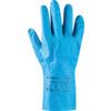 87-195 VersaTouch Chemical Resistant Gloves, Blue, Latex, Cotton Flocked Liner, Size 8.5-9 thumbnail-1