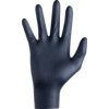 Microflex 93-852 Disposable Gloves, Black, Nitrile, 4.7mil Thickness, Powder Free, Size 6, Pack of 100 thumbnail-1
