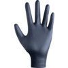 Microflex 93-852 Disposable Gloves, Black, Nitrile, 4.7mil Thickness, Powder Free, Size 7, Pack of 100 thumbnail-2