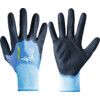 737 Tegera® Mechanical Hazard Gloves, Black/Blue, Nylon Liner, Nitrile Coating, EN388: 2016, 4, 1, 3, 1, X, Size 7 thumbnail-0