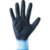 737 Tegera® Mechanical Hazard Gloves, Black/Blue, Nylon Liner, Nitrile Coating, EN388: 2016, 4, 1, 3, 1, X, Size 8 thumbnail-2