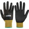 8801 Tegera® Infinity Mechanical Hazard Gloves, Black/Yellow, Nylon Liner, Nitrile/Polyurethane Coating, EN388: 2016, 4, 1, 2, 1, X, Size 8 thumbnail-0