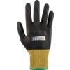8801 Tegera® Infinity Mechanical Hazard Gloves, Black/Yellow, Nylon Liner, Nitrile/Polyurethane Coating, EN388: 2016, 4, 1, 2, 1, X, Size 8 thumbnail-1