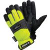 9128 Tegera Pro, Cold Resistant Gloves, Black/Yellow, Polyester Liner, Leather Coating, Size 8 thumbnail-0