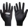 Basalt R Mechanical Hazard Gloves, Black, Nylon Liner, Polyurethane Coating, EN388: 2003, 4, 1, 3, 1, Size 9 thumbnail-0