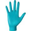 Teal Disposable Gloves, Green, Nitrile, 4.8mil Thickness, Powder Free, Size 8, Pack of 100 thumbnail-2