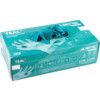 Teal Disposable Gloves, Green, Nitrile, 4.8mil Thickness, Powder Free, Size 8, Pack of 100 thumbnail-3