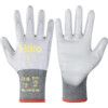 Cut Resistant Gloves, 18 Gauge Cut F, Size 10, Grey, Polyurethane Palm, EN388: 2016 thumbnail-0