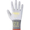 Cut Resistant Gloves, 18 Gauge Cut F, Size 10, Grey, Polyurethane Palm, EN388: 2016 thumbnail-1