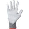 Cut Resistant Gloves, 18 Gauge Cut F, Size 10, Grey, Polyurethane Palm, EN388: 2016 thumbnail-2