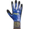 Mechanical Hazard Gloves, Black/Blue/Grey, Nylon Liner, Nitrile Coating, EN388: 2016, 4, 1, 3, 1, X, Size 10 thumbnail-1