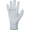 Cut Resistant Gloves, 13 Gauge Cut B, Size 10, Grey, Polyurethane Palm, EN388: 2016, Pack of 12 Pairs thumbnail-2