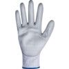 Cut Resistant Gloves, 13 Gauge Cut C, Size 6, Grey, Polyurethane Palm, EN388: 2016, Pack of 12 Pairs thumbnail-2